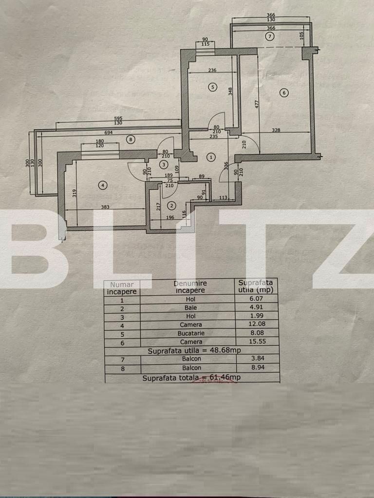 Apartament de vânzare 2 camere Pacurari - 80037AV | BLITZ Iași | Poza1