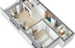 Apartament 2 camere, 49.97 mp, zona Tatarasi Sud