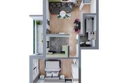 Apartament 2 camere, 57.66 mp, Dacia