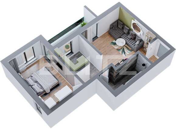 Apartament de vânzare 2 camere Canta - 80621AV | BLITZ Iași | Poza2