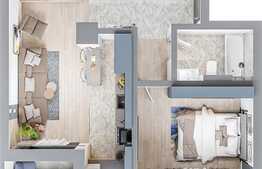 Apartament 2 camere, 48.97 mp, zona exclusivista Tatarasi Sud