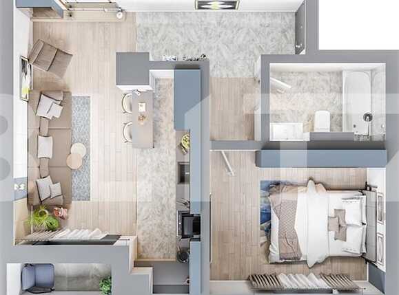 Apartament de vânzare 2 camere Tatarasi - 80623AV | BLITZ Iași | Poza1