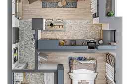 Apartament 2 camere 46.93 mp, zona exclusivista Tatarasi Sud