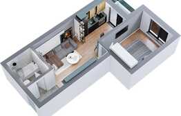 Apartament 2 camere, 42.41 mp, Dacia