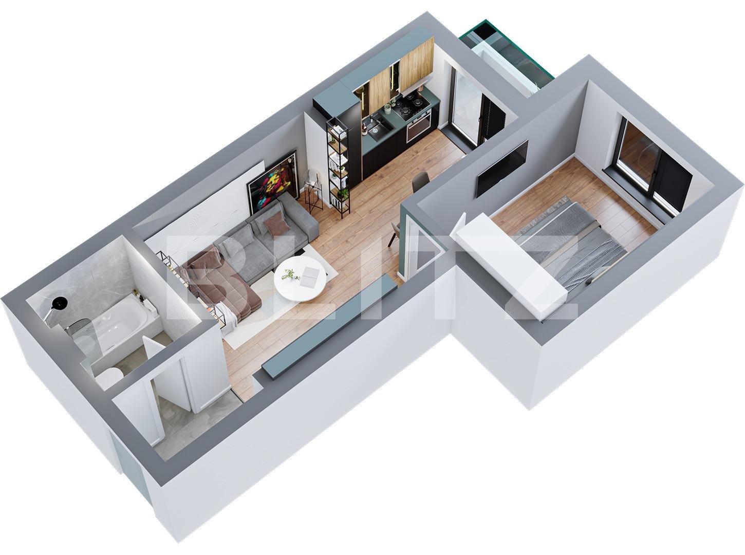 Apartament de vânzare 2 camere Canta - 80628AV | BLITZ Iași | Poza2