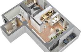 Apartament 2 camere 53.73 mp, zona exclusivista Tatarasi Sud