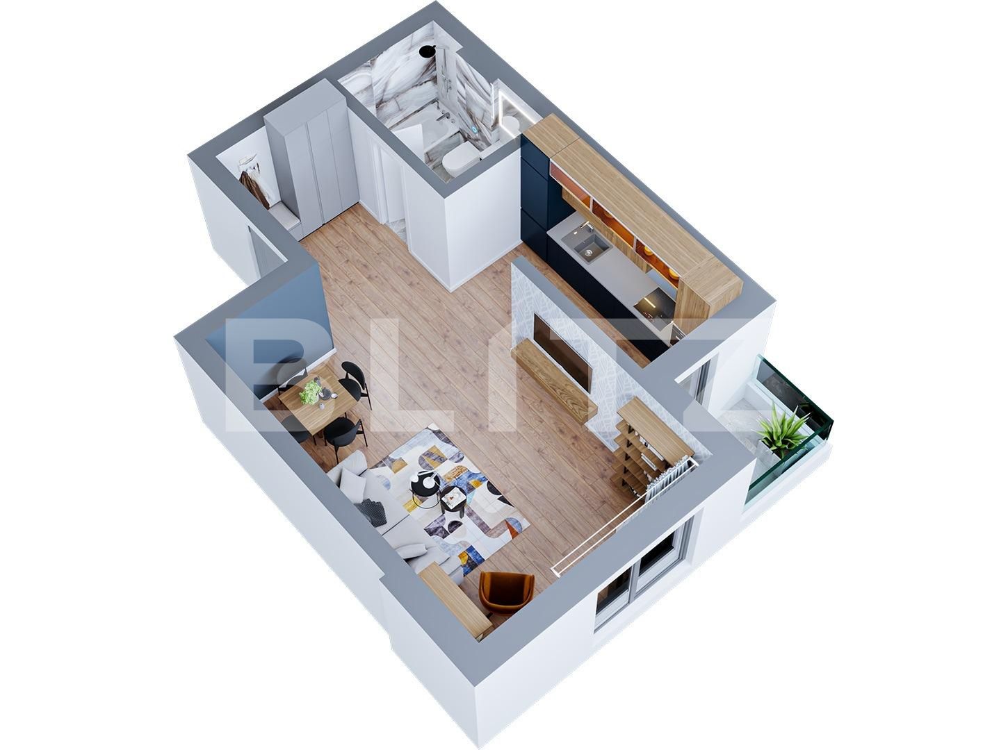 Garsonieră de vânzare Canta - 80630AV | BLITZ Iași | Poza4