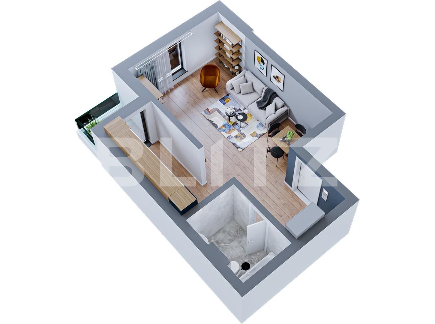 Garsonieră de vânzare Canta - 80630AV | BLITZ Iași | Poza3