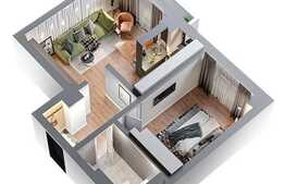 Apartament 2 camere 49.58 mp, zona exclusivista Tatarasi Sud