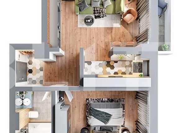 Apartament de vânzare 2 camere Tatarasi - 80634AV | BLITZ Iași | Poza1