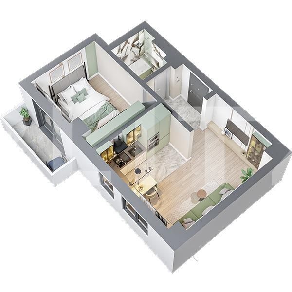 Apartament de vânzare 2 camere Tatarasi - 80635AV | BLITZ Iași | Poza3