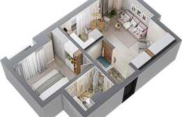 Apartament 2 camere, 38.61 mp, zona exclusivista Tatarasi Sud