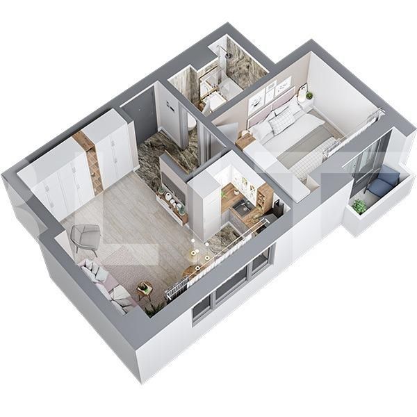 Apartament de vânzare 2 camere Tatarasi - 80637AV | BLITZ Iași | Poza2