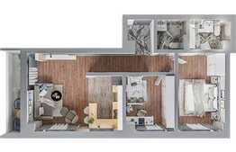 Apartament 3 camere, 67.57 mp, zona exclusivista Tatarasi Sud