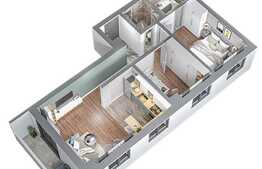 Apartament 3 camere, 67.57 mp, zona exclusivista Tatarasi Sud