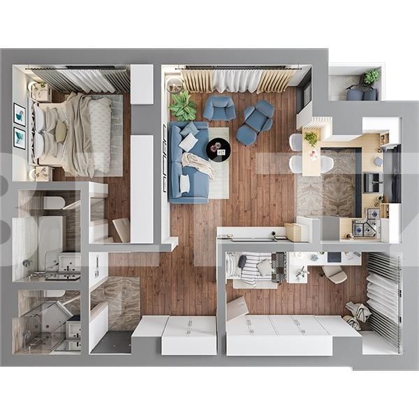 Apartament de vânzare 3 camere Tatarasi - 80642AV | BLITZ Iași | Poza2