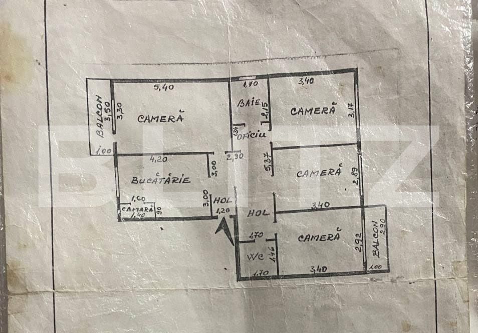 Oportunitate! Apartament 4 camere , 82mp , Tomesti