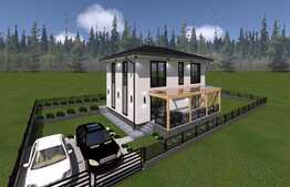 Casa de 4 camere, 118 mp utili, teren de 400 mp, Miroslava