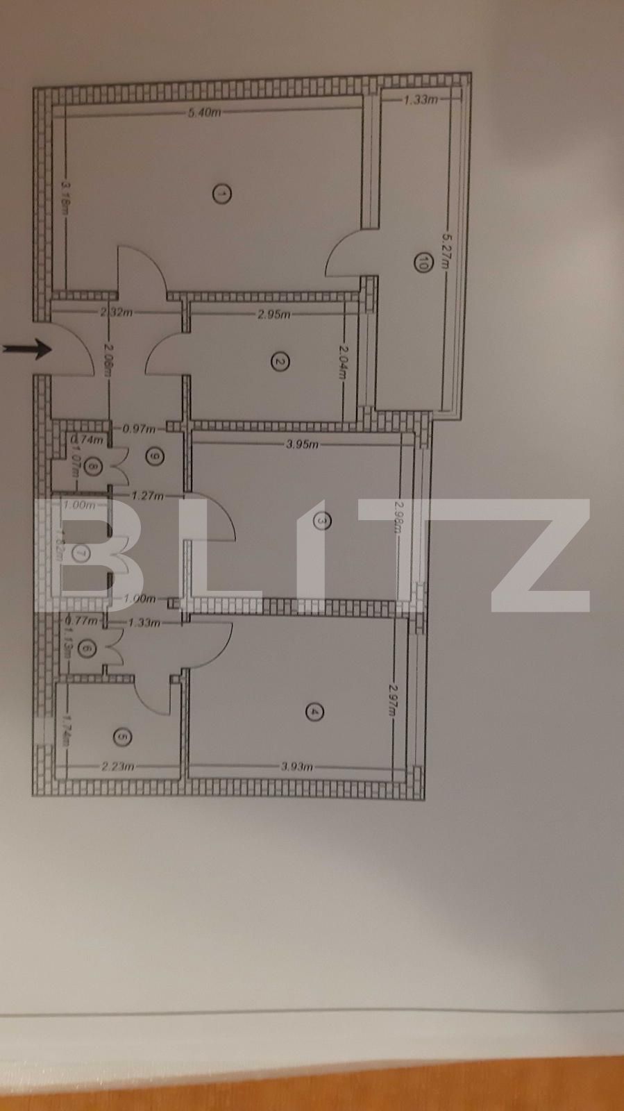 Apartament 3 camere, 72 mp, Tatarasi 