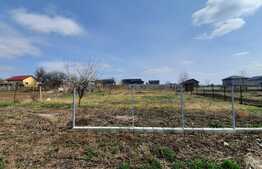 Teren intravilan de 550 mp cu AC, ingradit, plan drept, utilitati, Miroslava