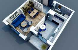 Garsoniera de 41 mp, decomandata, zona exclusivista Bucium