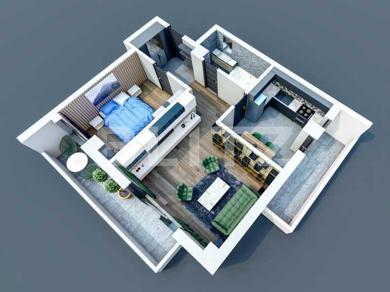 Apartament de vânzare 2 camere Bucium - 84226AV | BLITZ Iași | Poza1