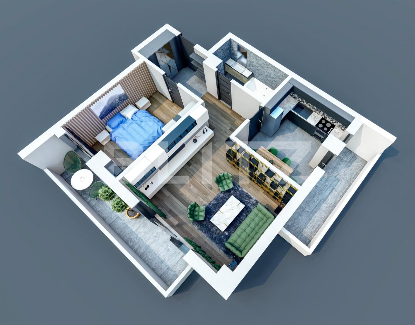 Apartament de vânzare 2 camere Bucium - 84226AV | BLITZ Iași | Poza1