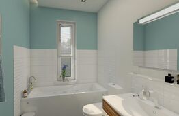 Casa mediteraneana parter, 95mp+20m terasa,330 mp teren, Rediu