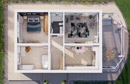 Casa mediteraneana parter, 95mp+20m terasa,330 mp teren, Rediu