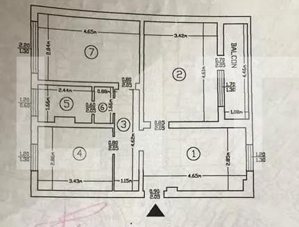 Apartament 3 camere, 70 mp, parcare, zona Tatarasi