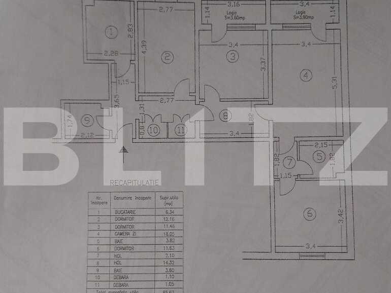 Apartament de vânzare 4 camere Alexandru cel Bun - 86767AV | BLITZ Iași | Poza1