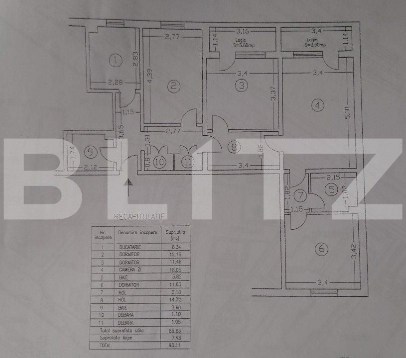 Apartament de vânzare 4 camere Alexandru cel Bun - 86767AV | BLITZ Iași | Poza1