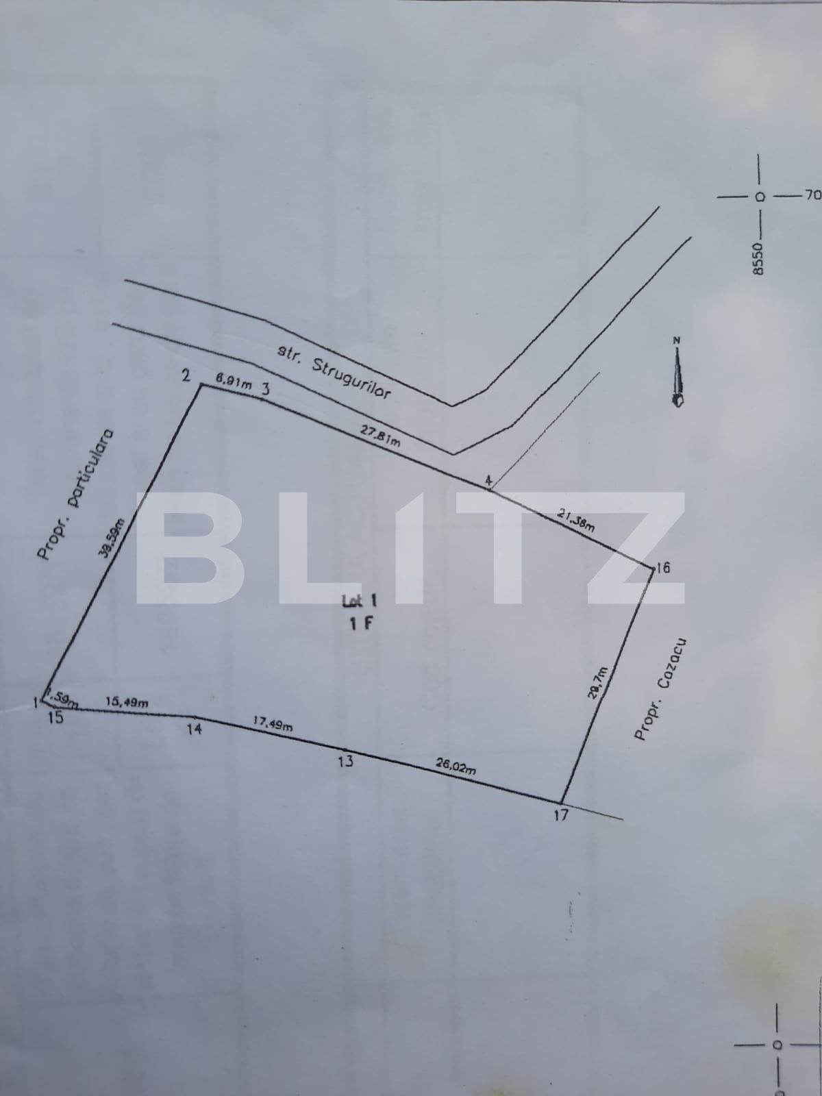 Teren de vânzare Strugurilor - 87150TV | BLITZ Iași | Poza2