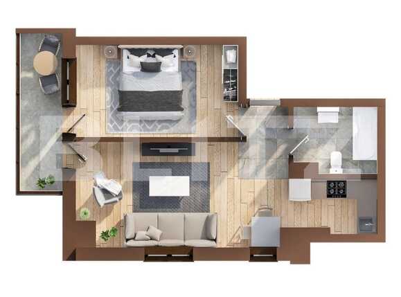 Apartament de vânzare 2 camere Tatarasi - 87717AV | BLITZ Iași | Poza2