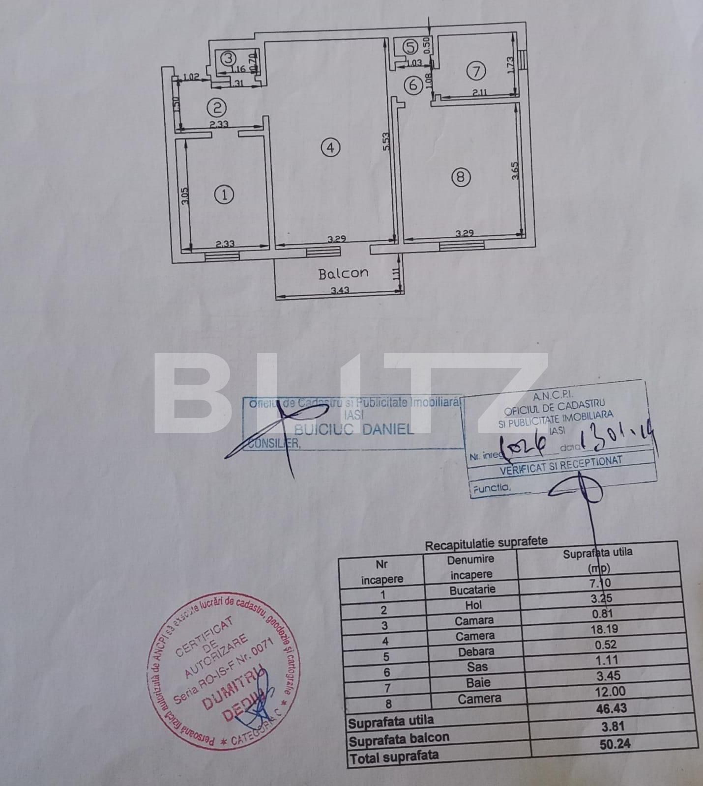 Apartament de vânzare 2 camere Tatarasi - 87964AV | BLITZ Iași | Poza1