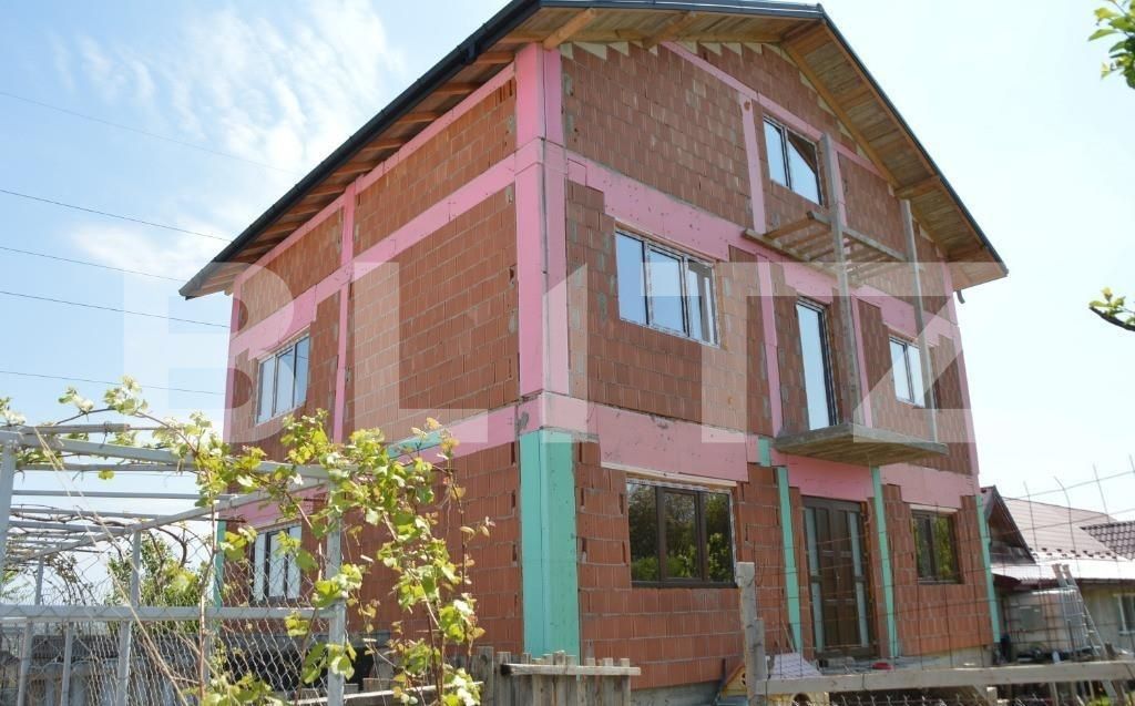 Casa finalizata, 90mp, casa neterminata, 60mp, casa la rosu, 350mp, teren 1278 mp, Horpaz
