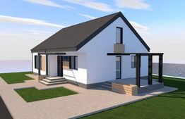 Casa  4 camere plan parter,82 mp, teren 410mp, Holboca