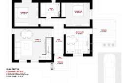 Casa superba 83 mp utili+ 50 mp mansarda, 407 mp, Holboca