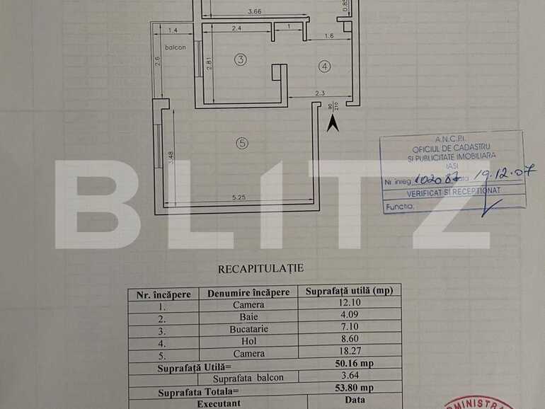 Apartament de vânzare 2 camere Cug - 91707AV | BLITZ Iași | Poza1