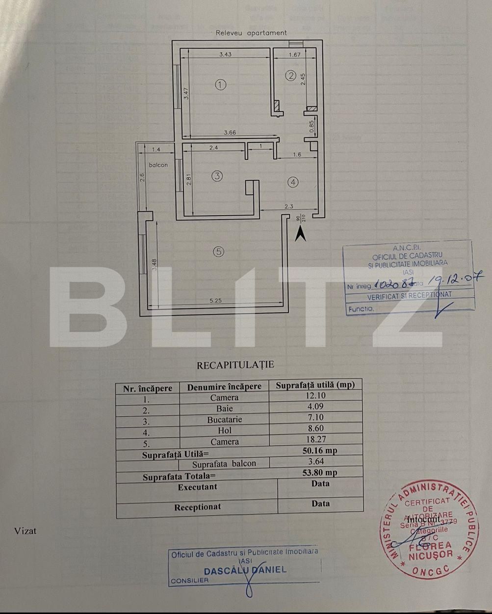 Apartament de vânzare 2 camere Cug - 91707AV | BLITZ Iași | Poza1