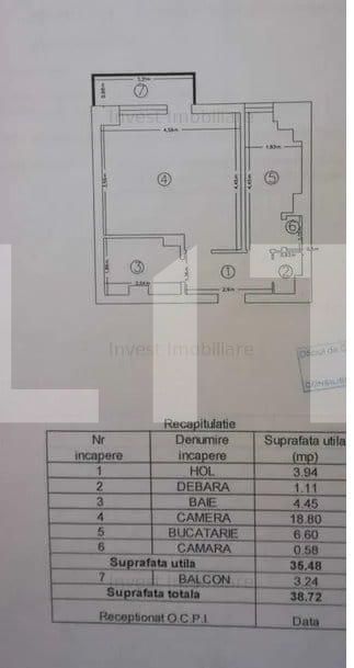 Garsonieră de vânzare Cug - 91763AV | BLITZ Iași | Poza1