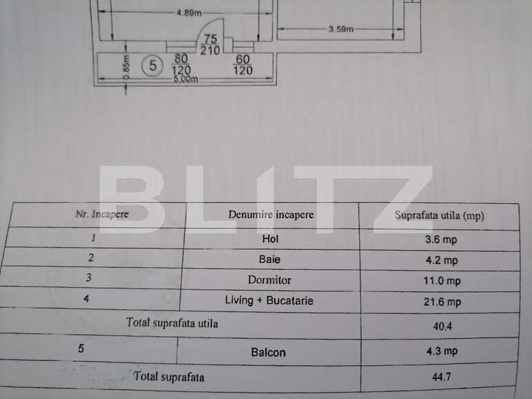 Apartament de vânzare 2 camere Visani - 92661AV | BLITZ Iași | Poza1