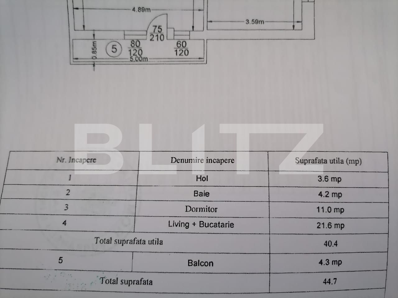 Apartament de vânzare 2 camere Visani - 92661AV | BLITZ Iași | Poza1