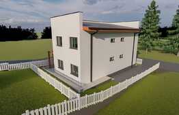 Casa de 4 camere, 106 mp, 210 mp teren, zona Visani