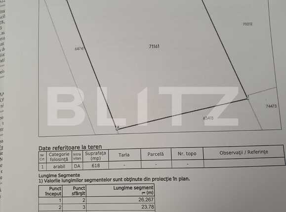 Teren de vânzare Valea Ursului - 93901TV | BLITZ Iași | Poza1