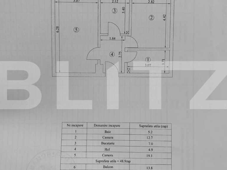 Apartament de vânzare 2 camere Copou - 93957AV | BLITZ Iași | Poza1