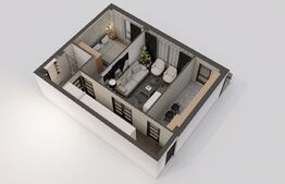 Apartament 2 camere, decomandat, 59.6 mp, Galata