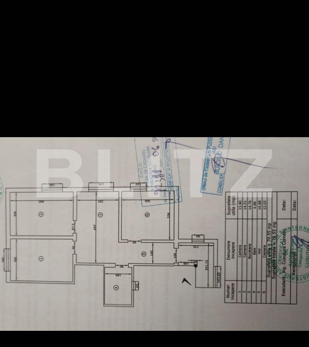 Apartament 3 camere, decomandate, in Miroslava