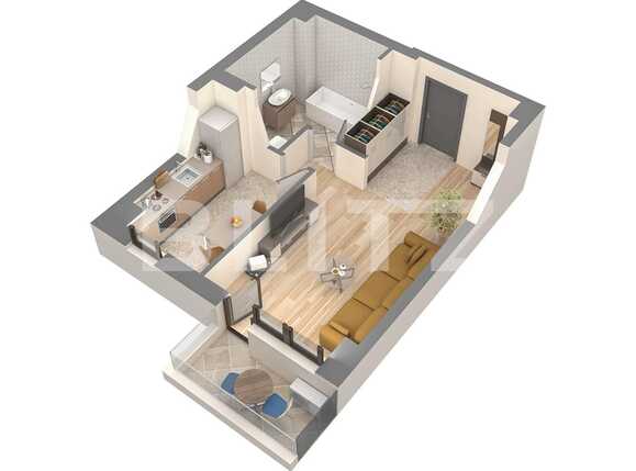 Garsonieră de vânzare Nicolina - 94667AV | BLITZ Iași | Poza1