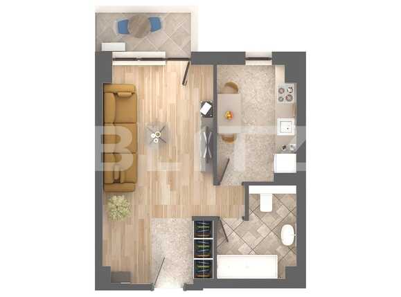 Garsonieră de vânzare Nicolina - 94667AV | BLITZ Iași | Poza2